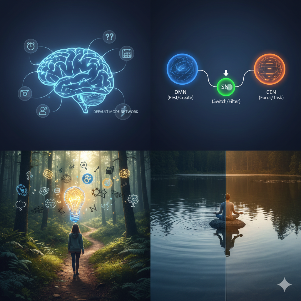 脳の「アイドリング」を味方につける：デフォルトモードネットワーク（DMN）