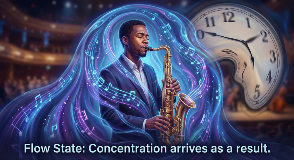 集中は“結果”として訪れる